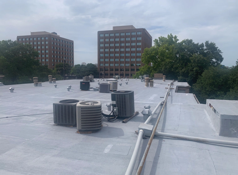 service commercial flat roof restoration houston tx