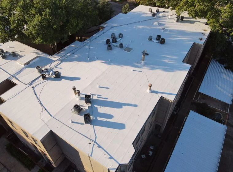 service silicone roof coating houston tx